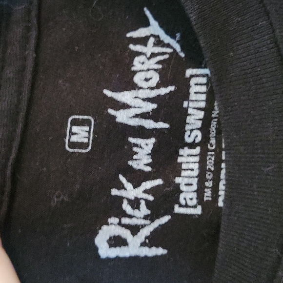 Men's Adult Swim Rick & Morty Short Sleeved T-Shirt in Size: Medium - Picture 3 of 4